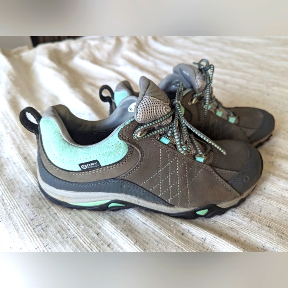 oboz b dry low hiking shoes sneakers sapphire